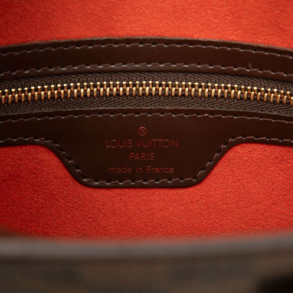 Louis Vuitton Damier Ebene Venice Sac Plat Brown Very good condition - Box View