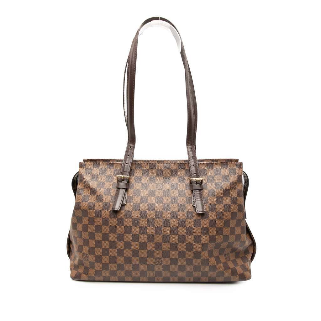 Louis Vuitton Damier Ebene Chelsea Brown Very good - Front View