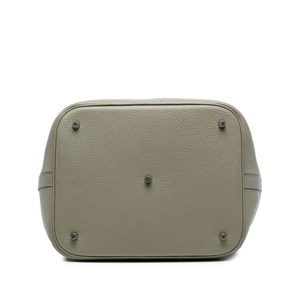 Hermès Clemence Picotin Lock 22 Grey Leather Good condition - Inside View