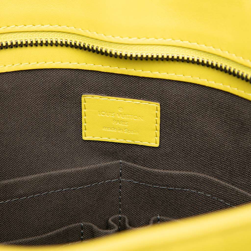 Louis Vuitton Damier Infini Tadao Yellow Leather Very good - Box View