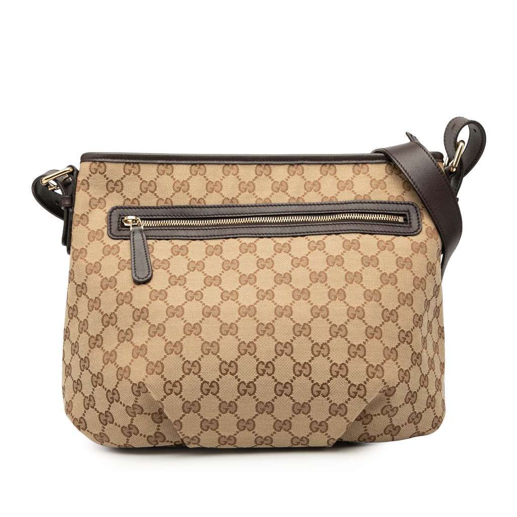 Gucci GG Canvas Crossbody Brown Canvas Very good - Front View