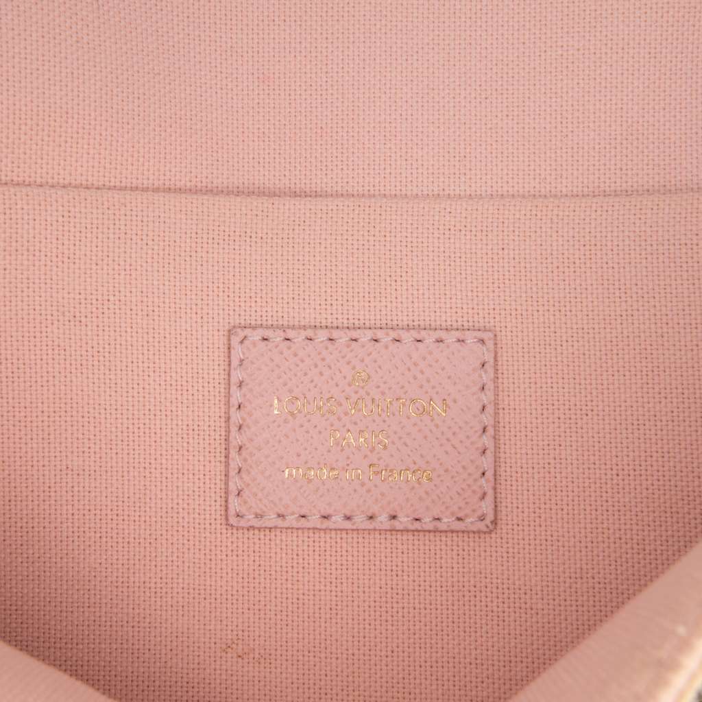 Louis Vuitton Damier Azur Pochette Felicie White Good - Box View