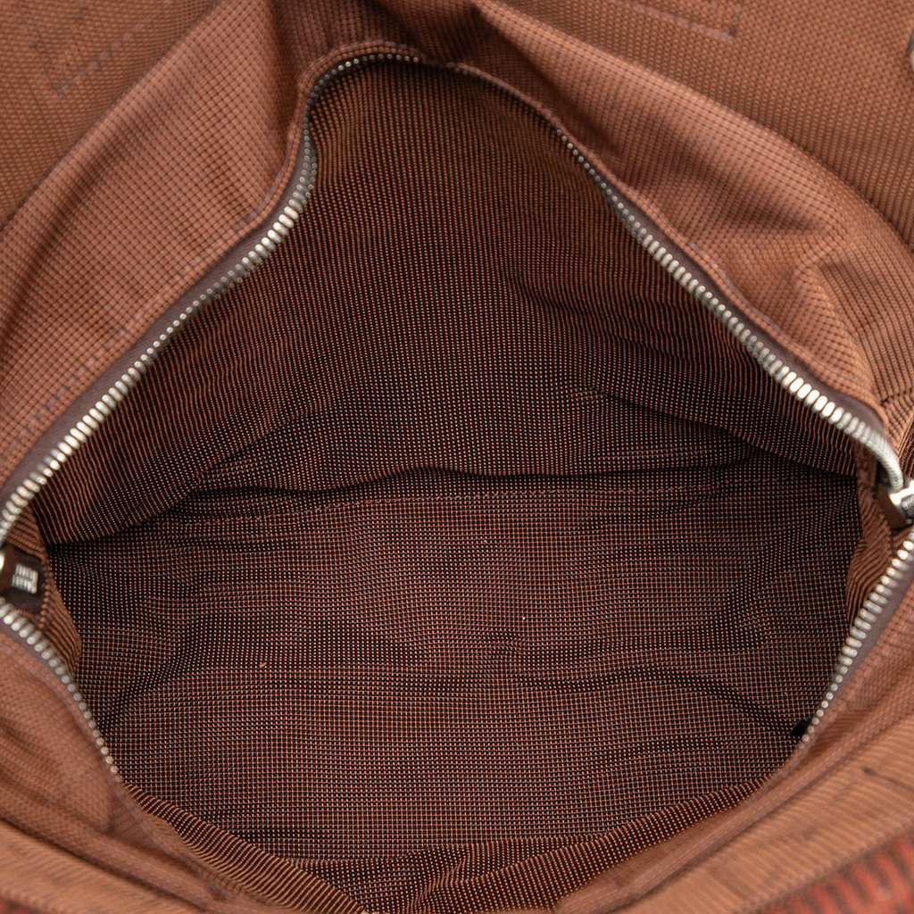 Hermès Canvas Herline Backpack PM Brown Canvas Good condition - Model View