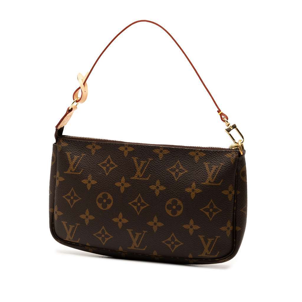 Louis Vuitton Monogram Pochette Accessoires Brown Very good - Back View
