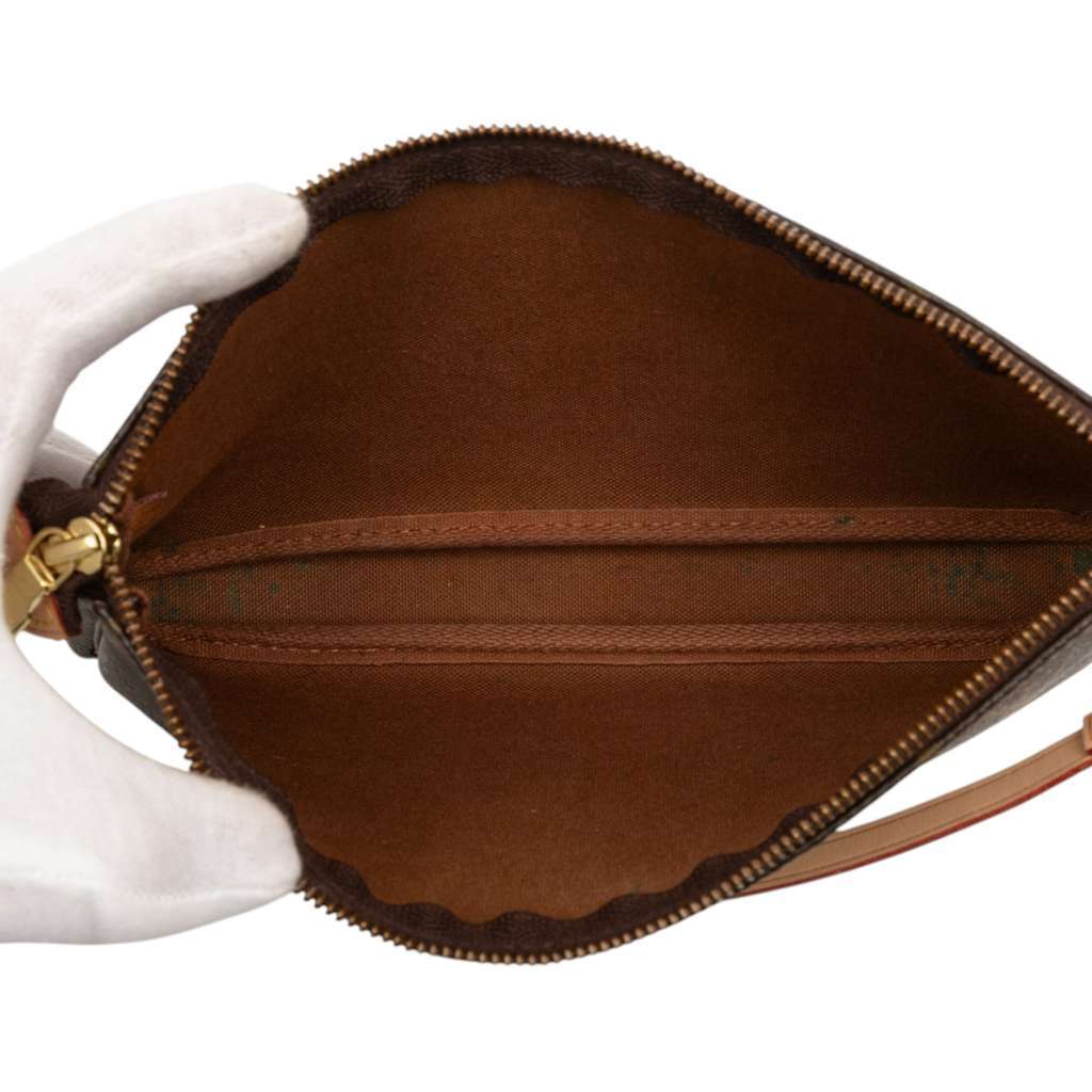Louis Vuitton Monogram Pochette Accessoires Brown Very good - Model View