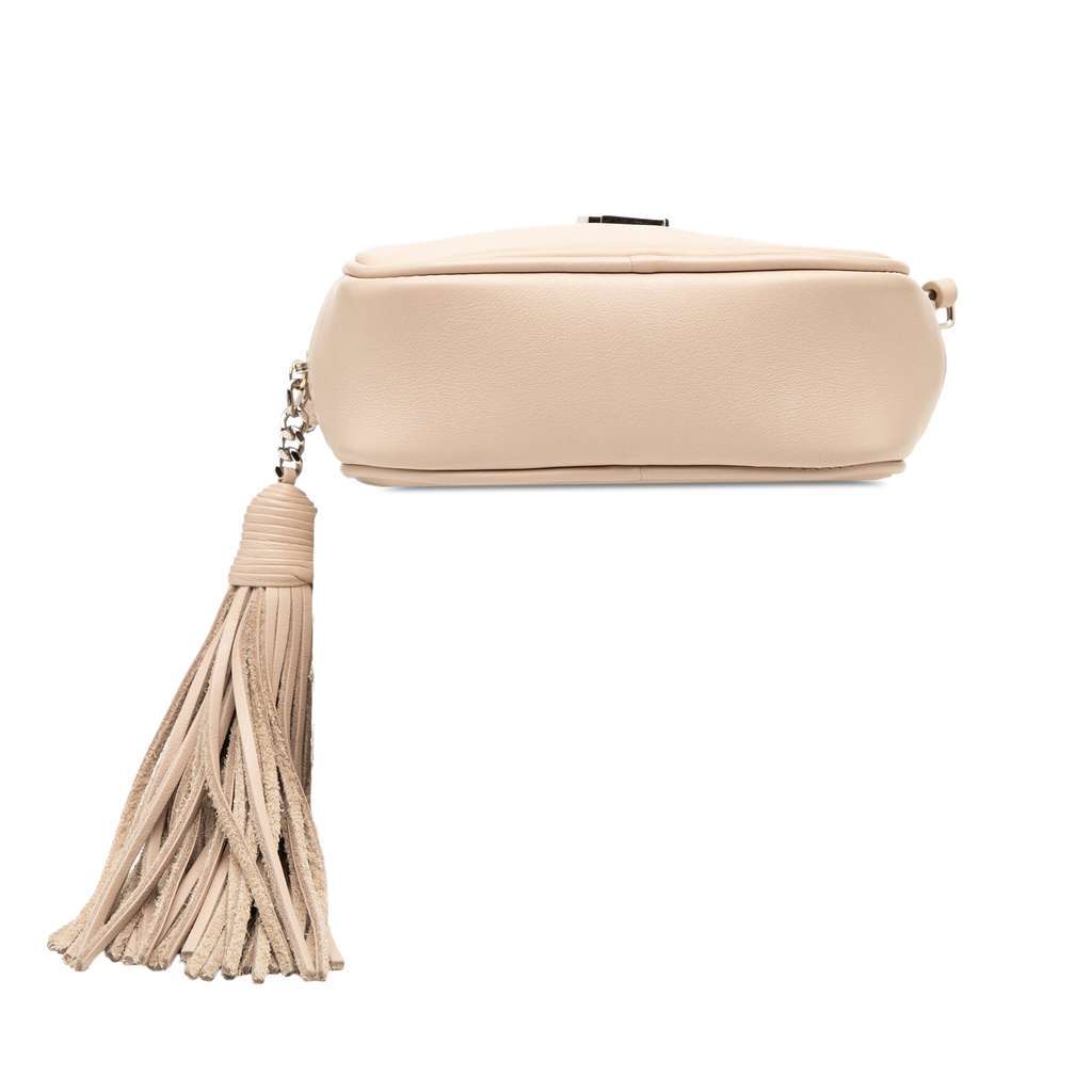 Saint Laurent Nappa Monogram Blogger Bag Brown Leather Good - Inside View