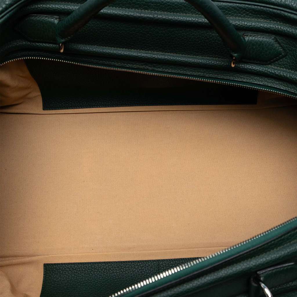 Hermès Epsom Sac En Vie 50 Green Leather Good condition - Box View