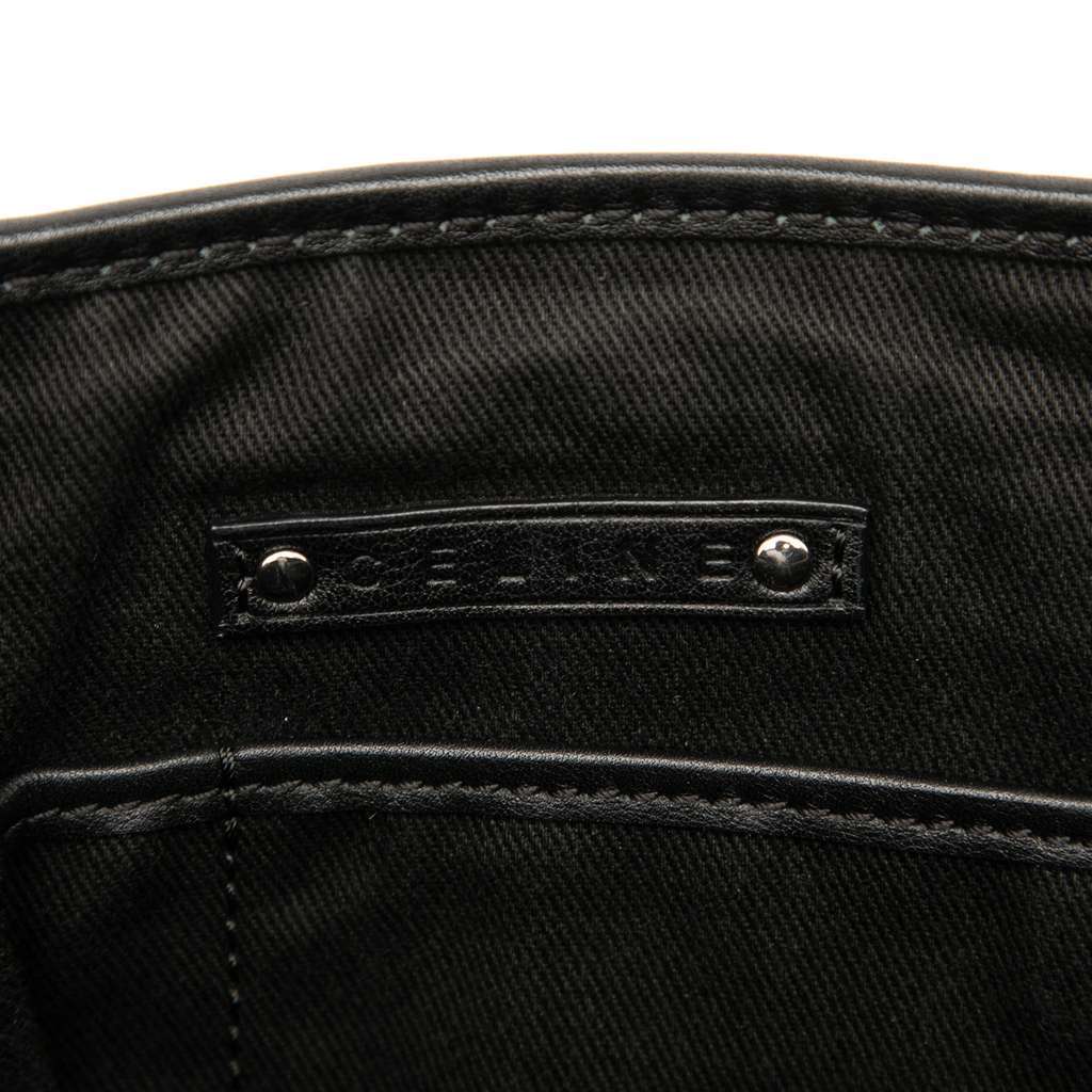 Celine C Macadam Suede Boogie Handbag Black Leather Very good - Box View