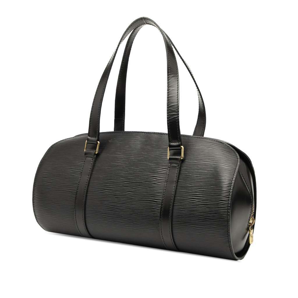 Louis Vuitton Epi Soufflot Black Leather Good condition - Back View