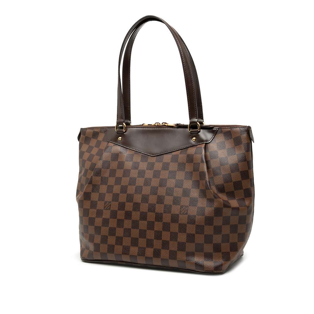 Louis Vuitton Damier Ebene Westminster PM Brown Good - Back View