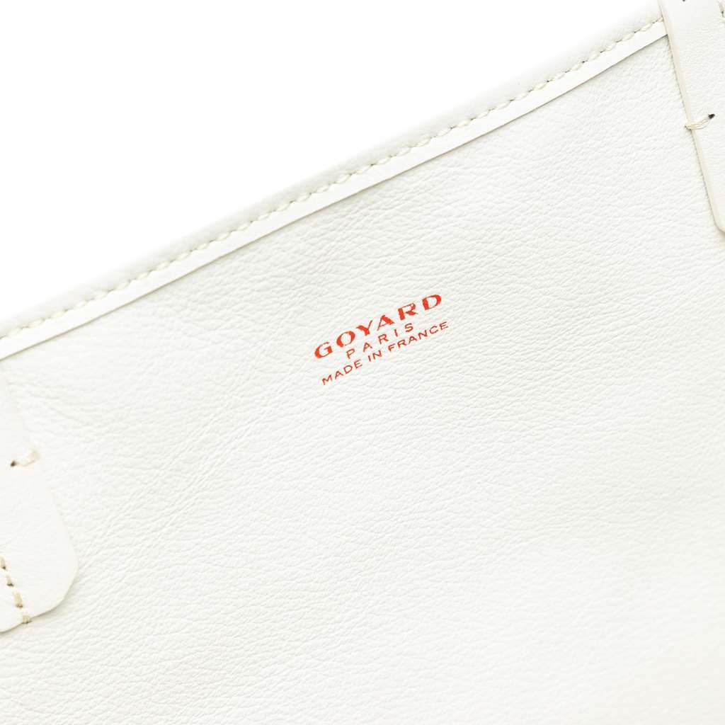 Goyard Goyardine Reversible Anjou PM White Canvas Very good condition - Box View