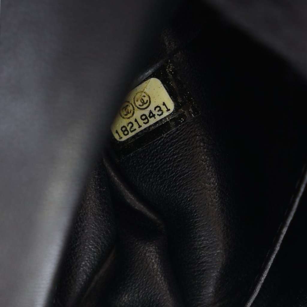 Chanel Extra Mini Rectangular Classic Lambskin Single Flap Black Leather Good condition - Box View