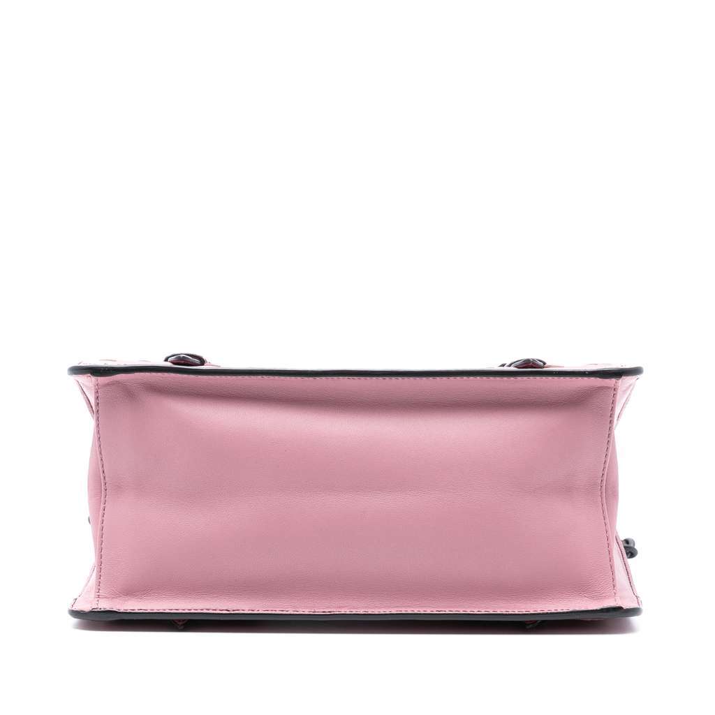 Bottega Veneta Nappa Intrecciato Chain Shoulder Bag Pink Leather Very good - Inside View