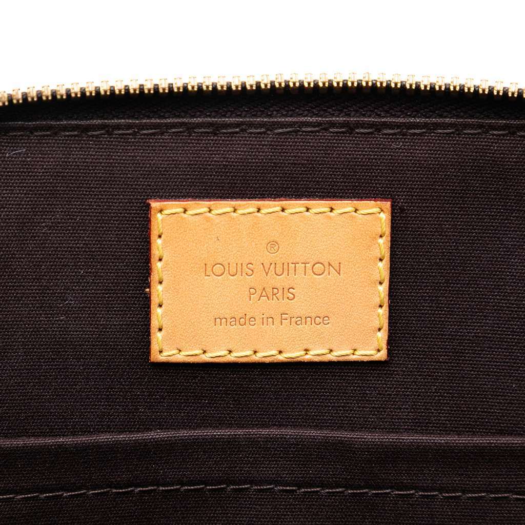 Louis Vuitton Monogram Vernis Alma BB Purple Leather Good - Box View