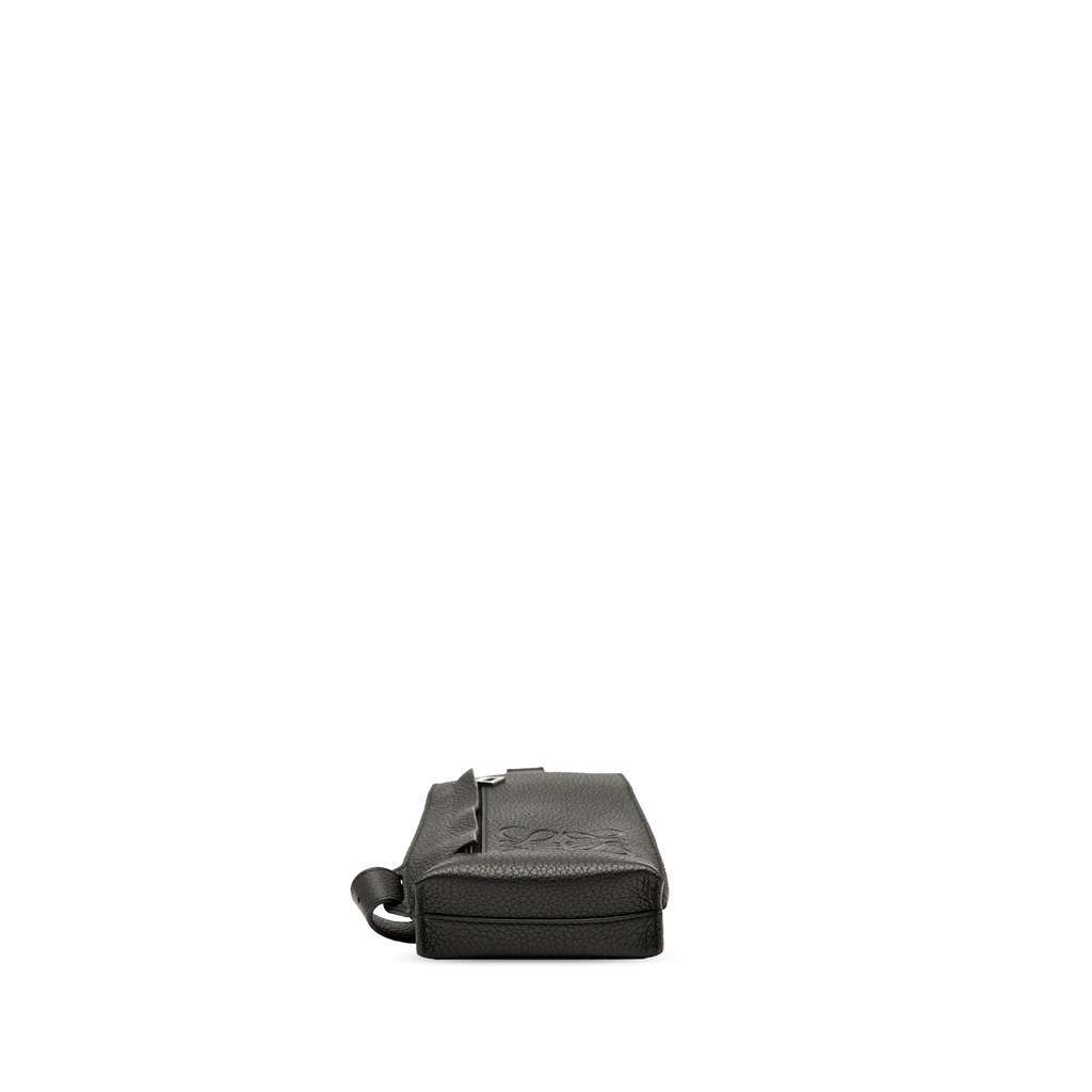 Loewe Grained Calfskin Vertical T Pocket Pouch Black Leather Very good condition - Inside View