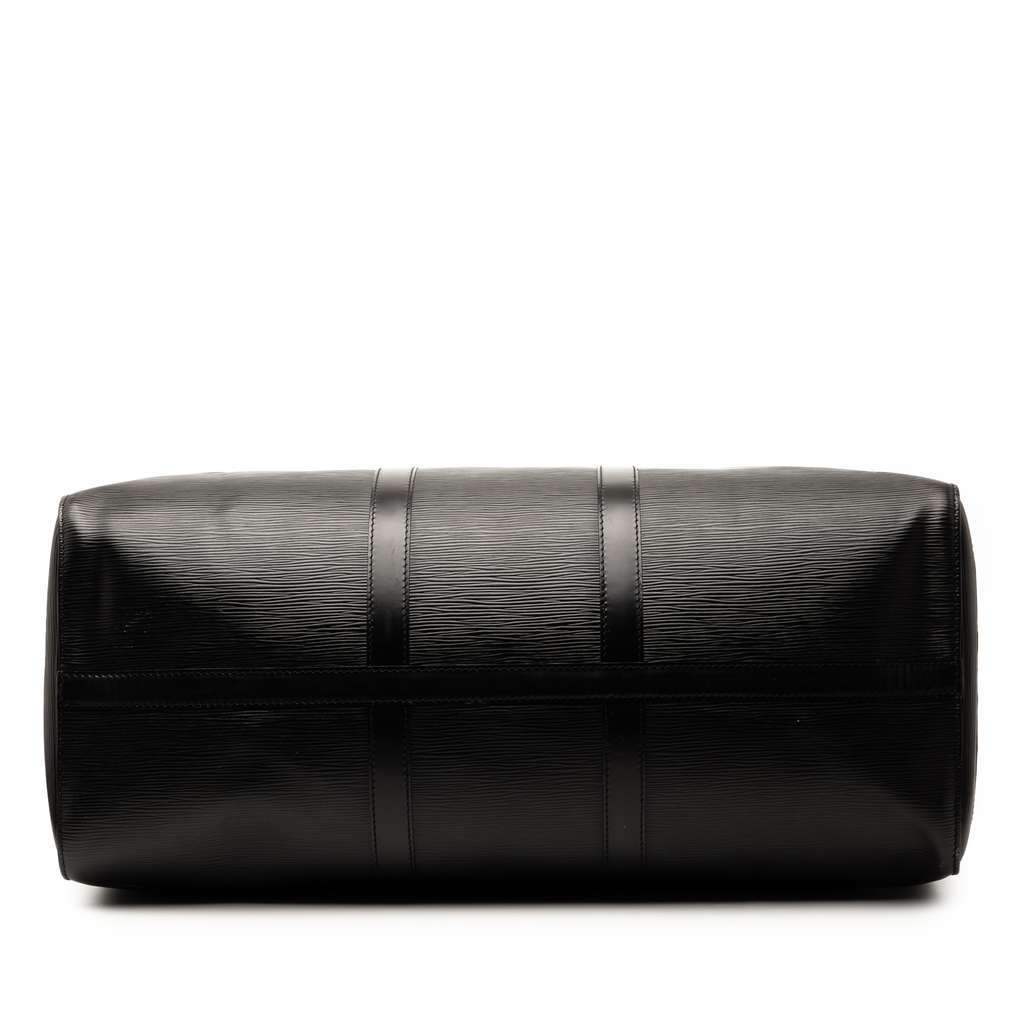 Louis Vuitton Epi Keepall 50 Black Leather Good condition - Inside View