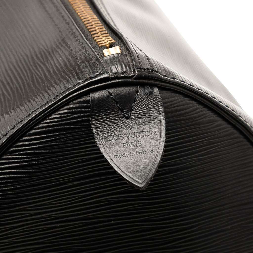 Louis Vuitton Epi Keepall 50 Black Leather Good condition - Box View