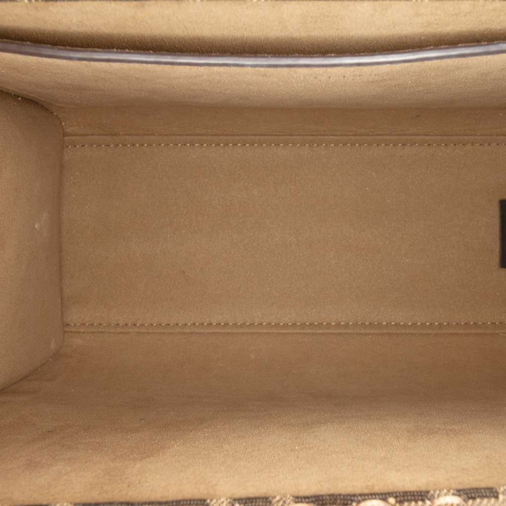 Fendi Small Zucca Canvas Sunshine Shopper Tote Brown Canvas Very good condition - Model View