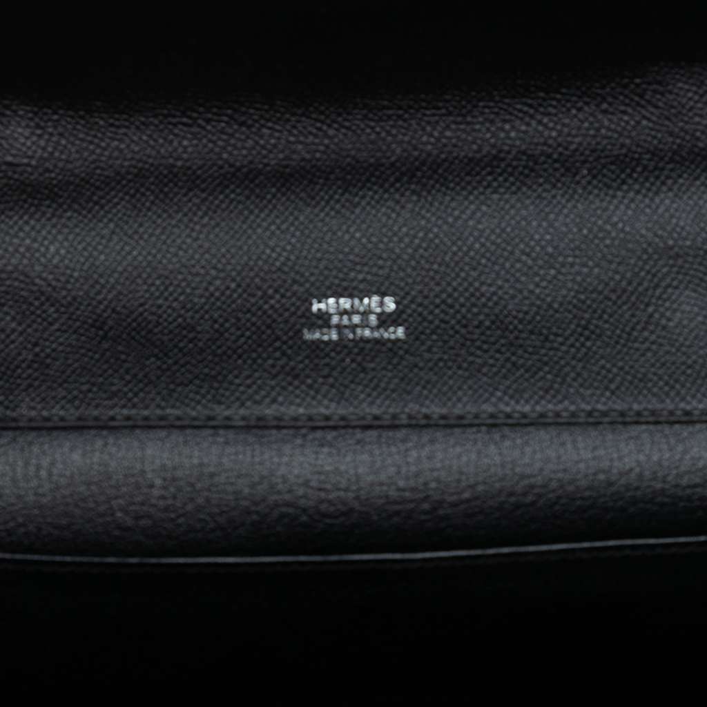 Hermès Epsom Sac A Depeches 38 Black Leather Good condition - Model View