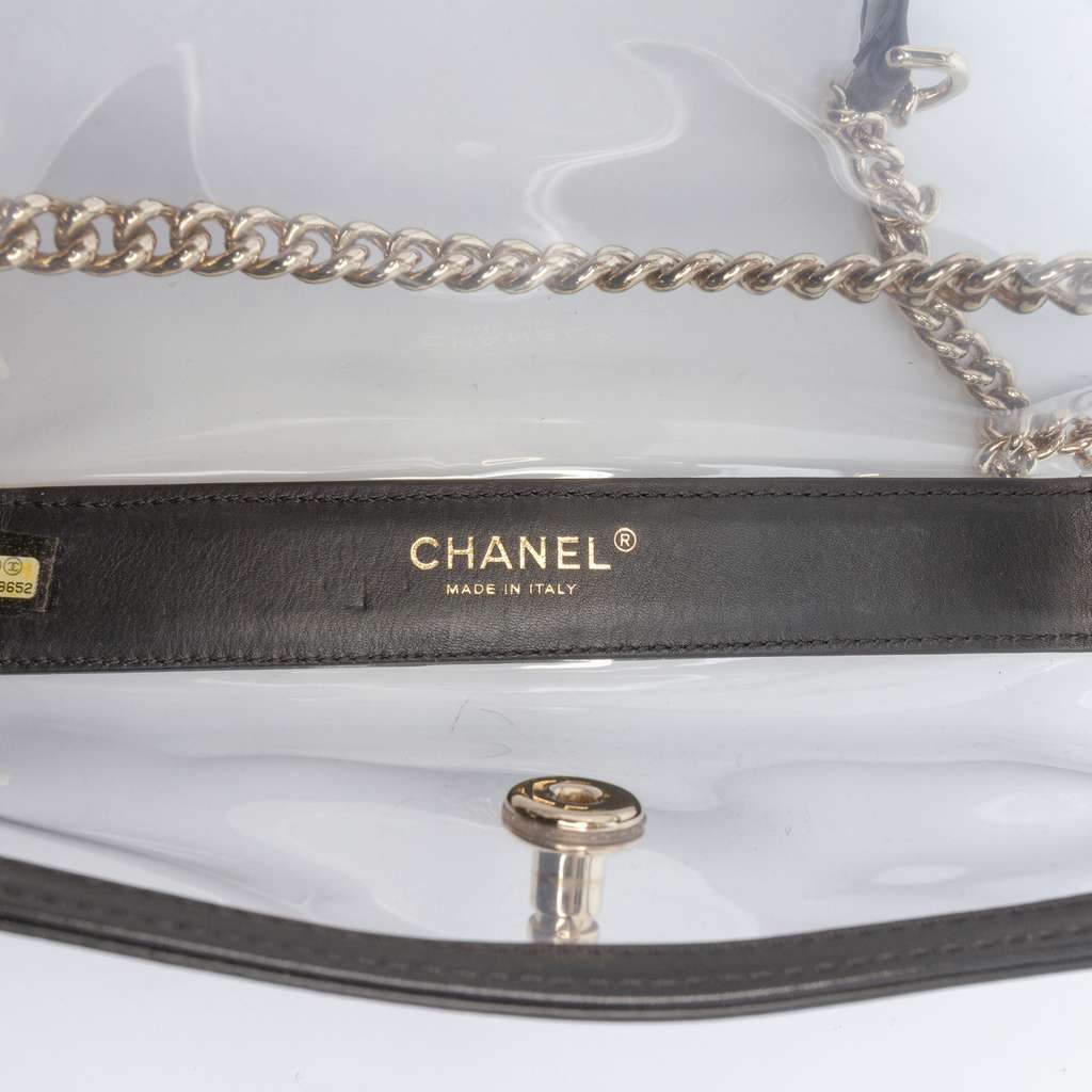Chanel PVC and Calfskin Naked Boy Flap White Good condition - Model View
