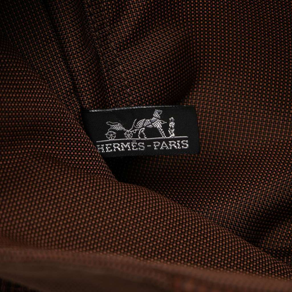 Hermès Canvas Herline Messenger Brown Canvas Good condition - Box View