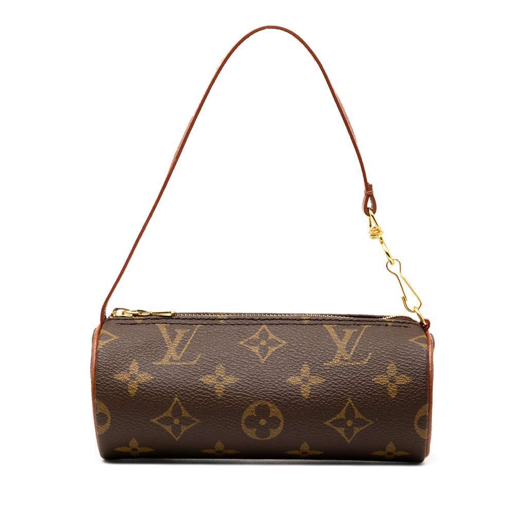 Louis Vuitton Monogram Papillon Pochette Brown Good condition - Front View