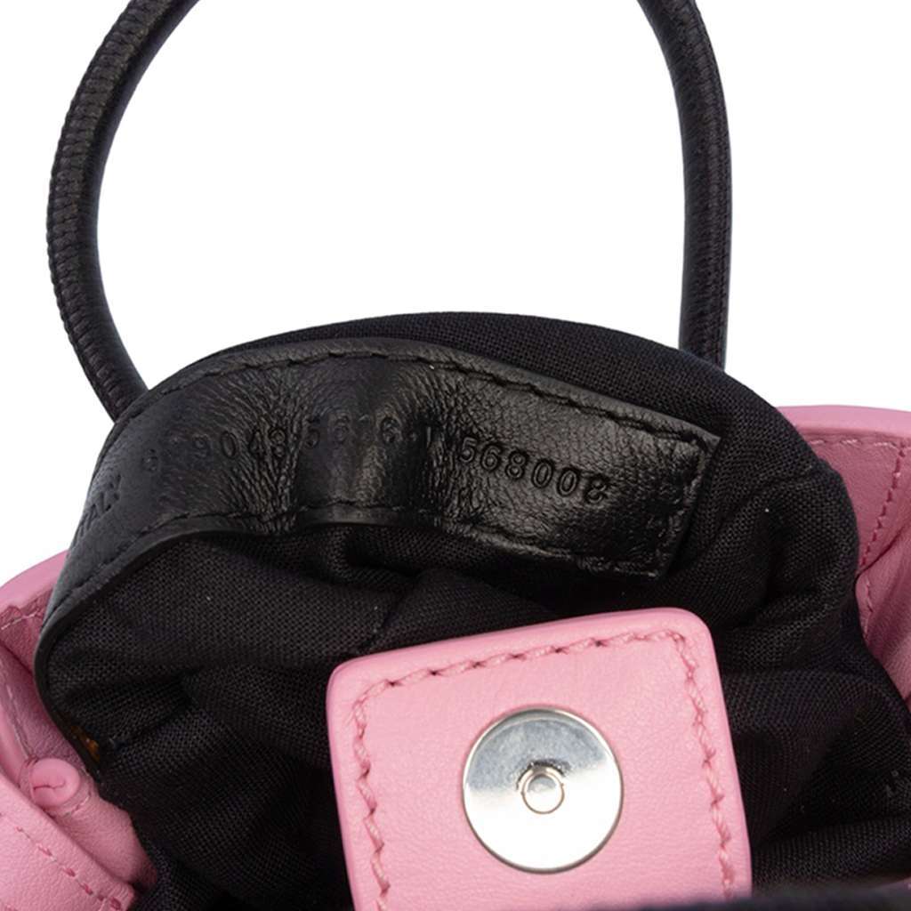 Balenciaga Mini Calfskin Hello Kitty Shopping Phone Holder Pink Leather Good condition - Box View