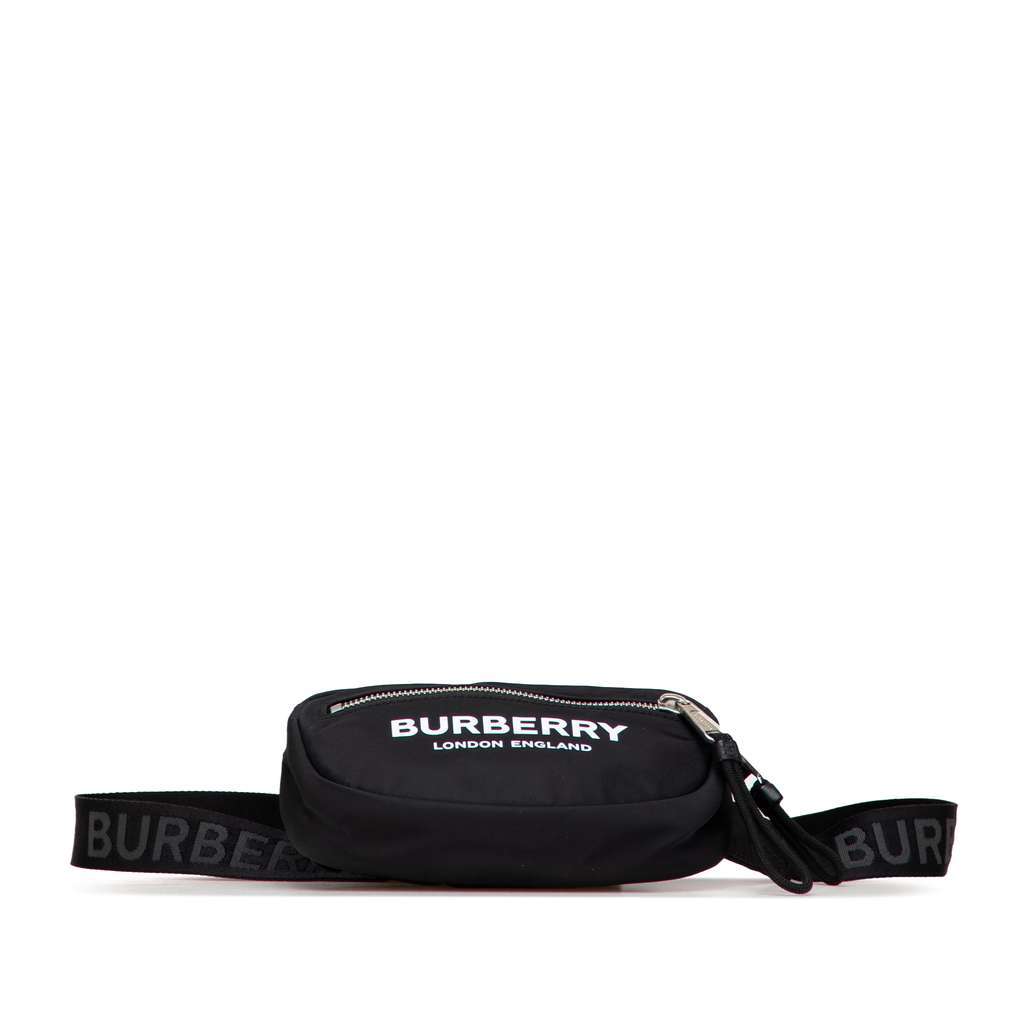 Burberry Nylon Logo Cannon Belt Bag Black Good - Inside View