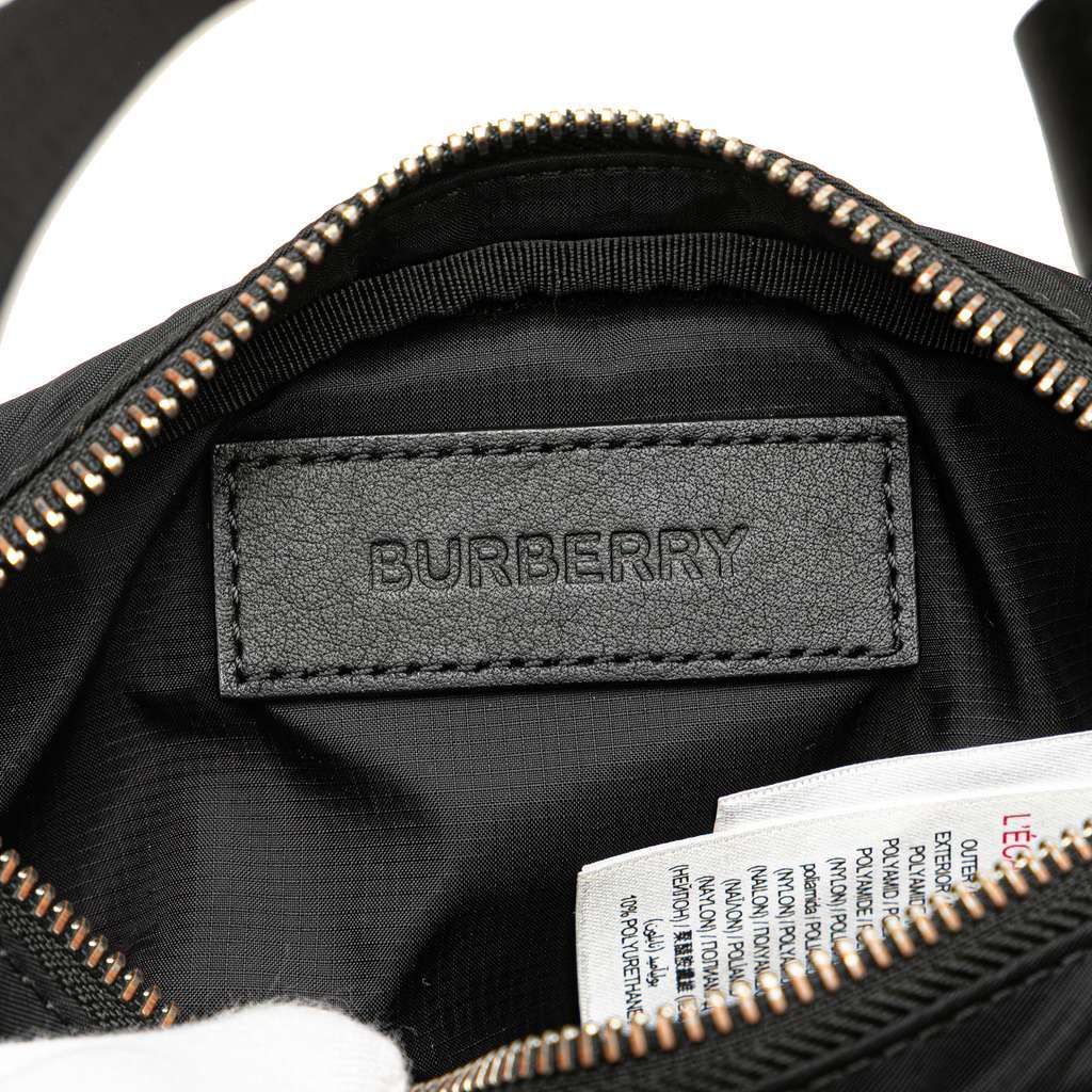 Burberry Nylon Logo Cannon Belt Bag Black Good - Box View