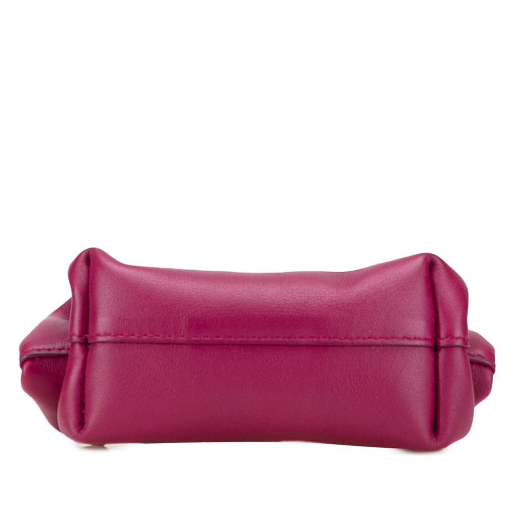 Bottega Veneta Leather Point Coin Purse Satchel Pink Leather Very good - Inside View