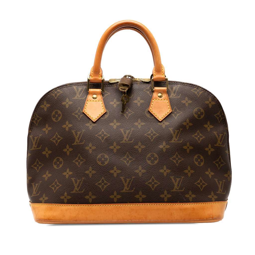 Louis Vuitton Monogram Alma PM Brown Good - Front View