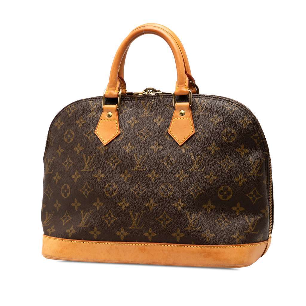 Louis Vuitton Monogram Alma PM Brown Good - Back View