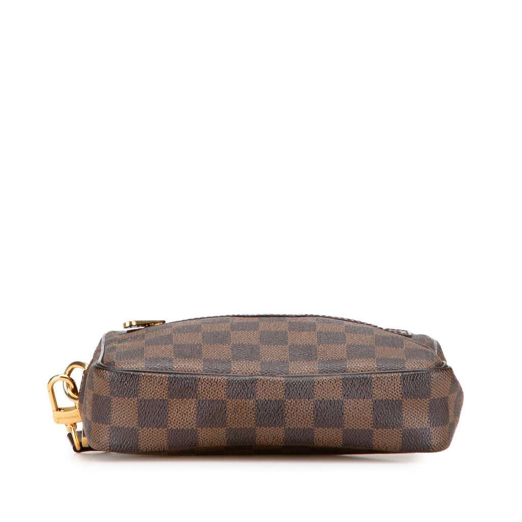 Louis Vuitton Damier Ebene Pochette Billets Macao Brown Very good - Inside View