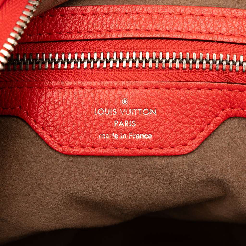 Louis Vuitton Monogram Mahina Selene MM Red Leather Very good - Box View