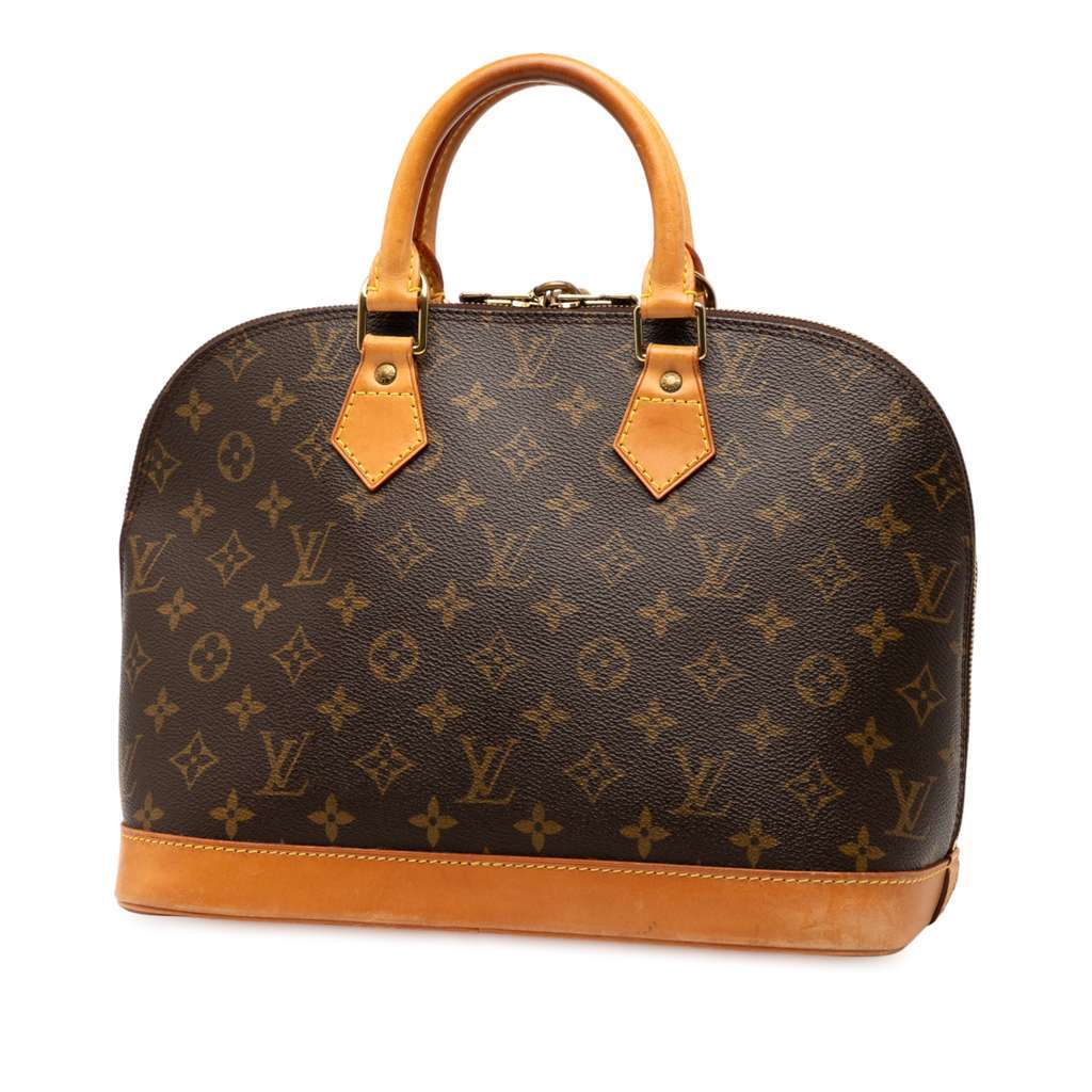 Louis Vuitton Monogram Alma PM Brown Very good condition - Back View