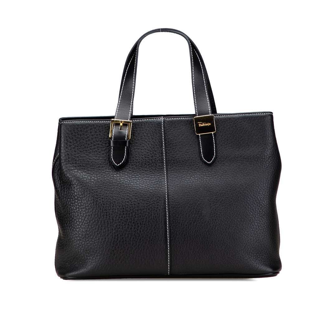 Burberry Leather Tote Black Leather Good condition - Front View