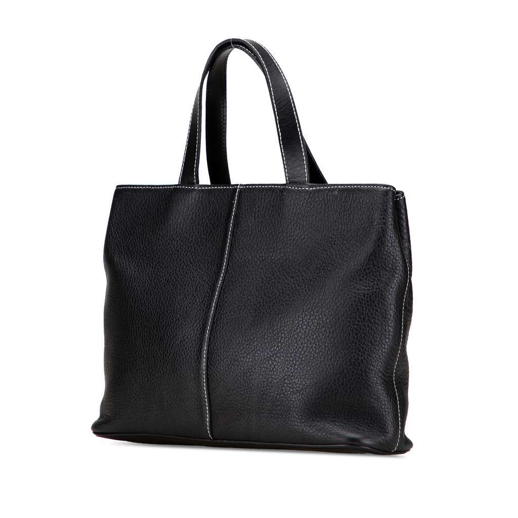 Burberry Leather Tote Black Leather Good condition - Back View