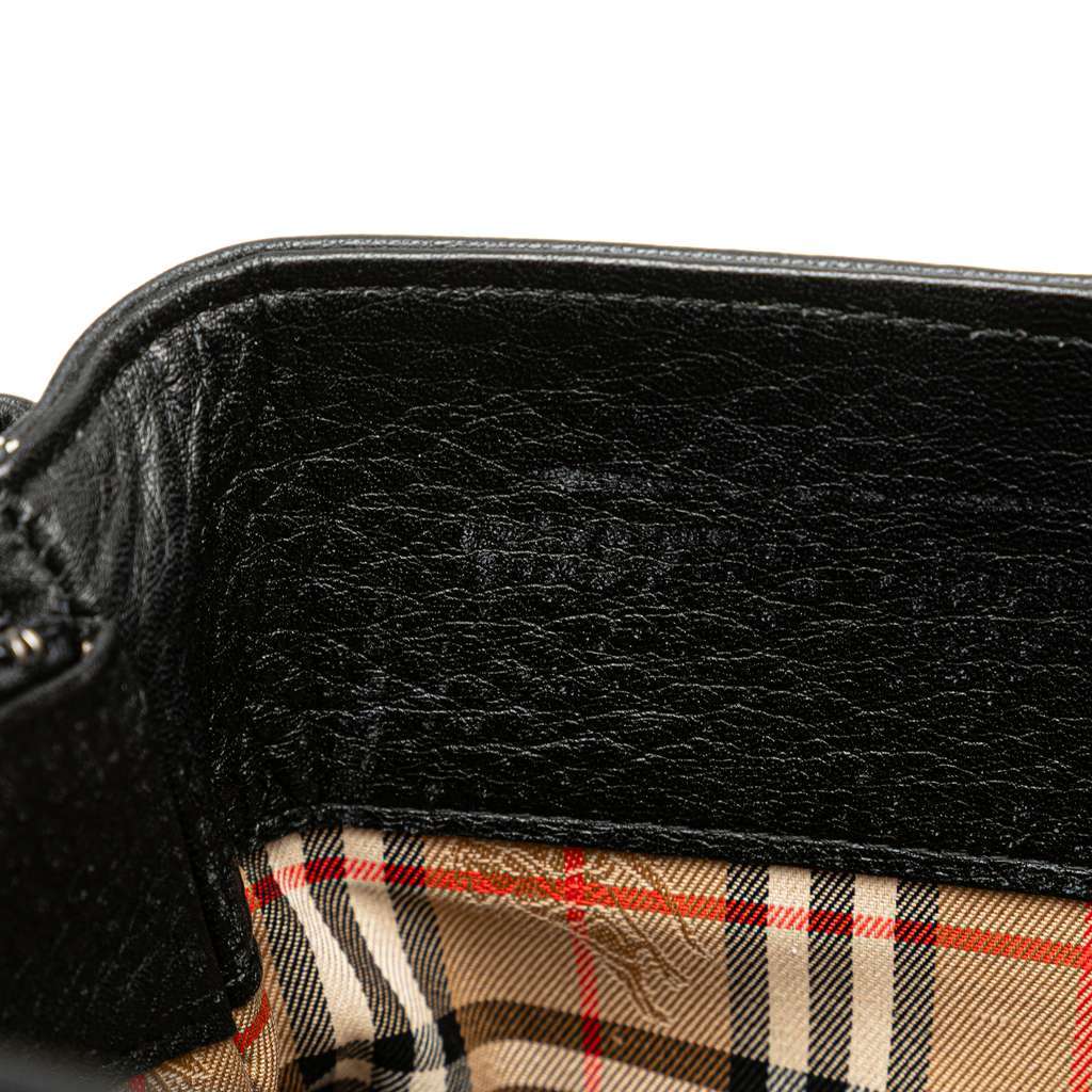 Burberry Leather Tote Black Leather Good condition - Box View
