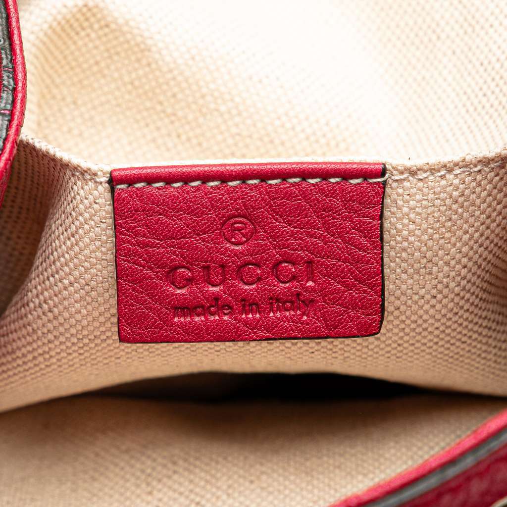 Gucci Leather Bamboo Daily Backpack Pink Leather Very good - Box View