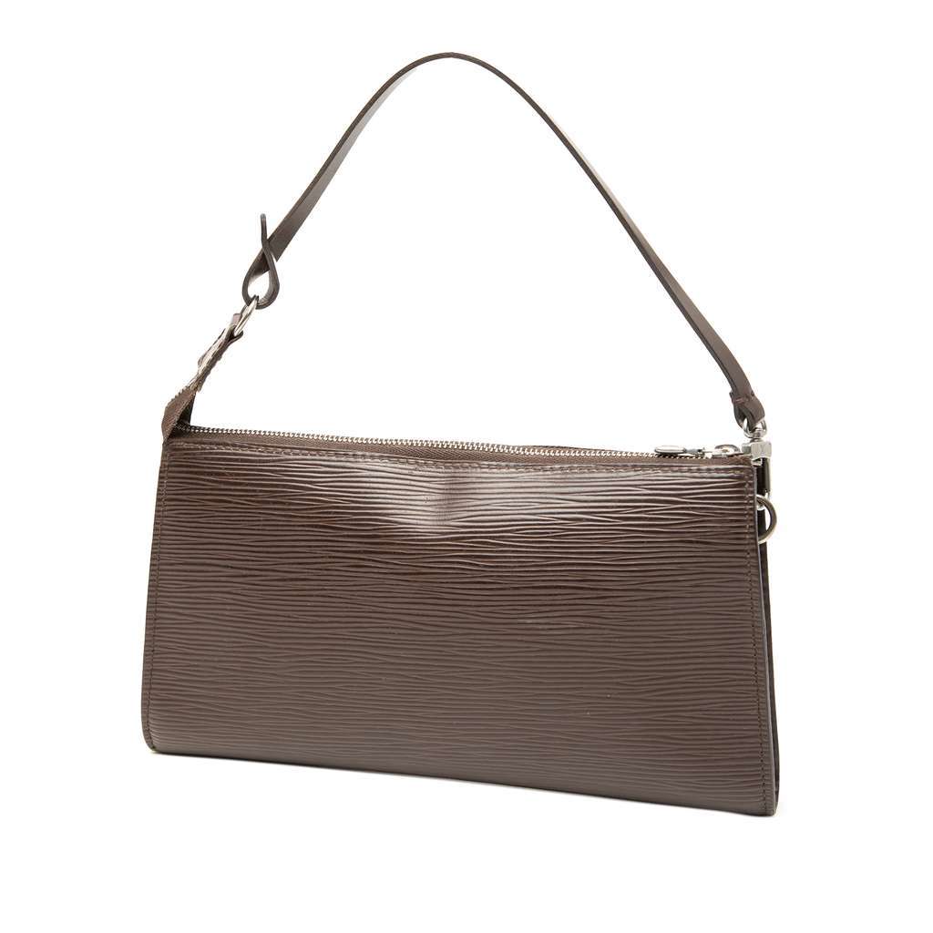 Louis Vuitton Epi Pochette Accessoires Brown Leather Very good condition - Back View