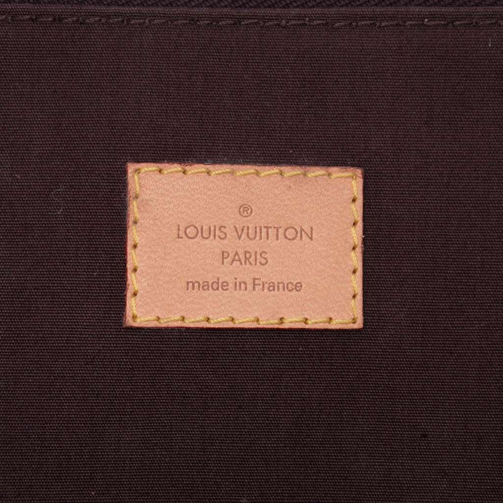 Louis Vuitton Monogram Vernis Alma GM Red Leather Good condition - Box View