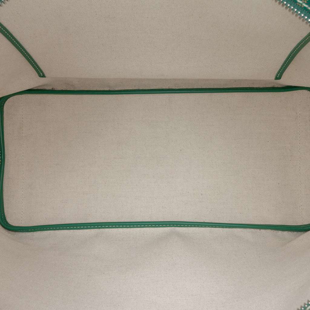 Goyard Goyardine Artois MM Green Canvas Good condition - Model View