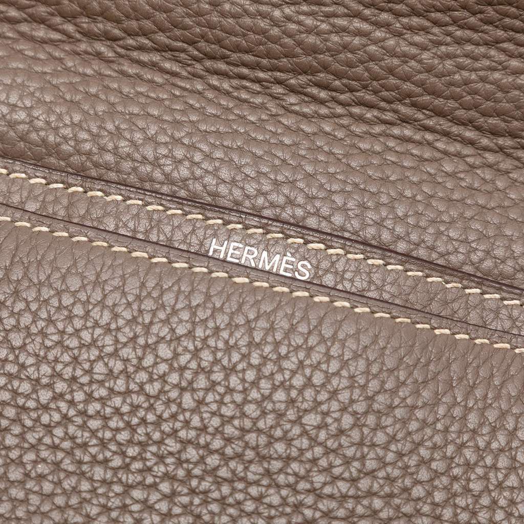 Hermès Togo Sac a Depeches 40 Brown Leather Very good condition - Box View