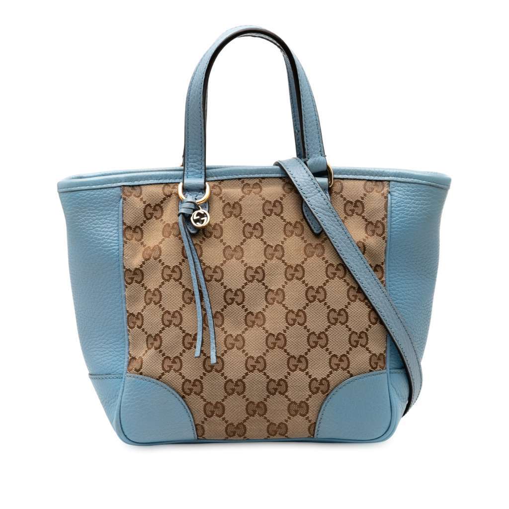 Gucci Small GG Canvas Bree Satchel Brown Canvas Very good - Front View