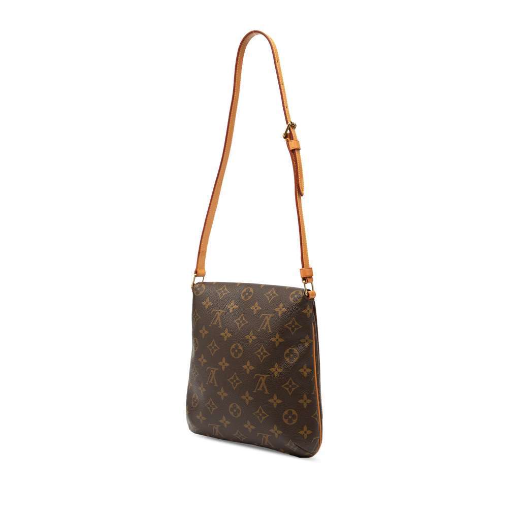 Louis Vuitton Monogram Musette Salsa Short Strap Brown Very good - Back View