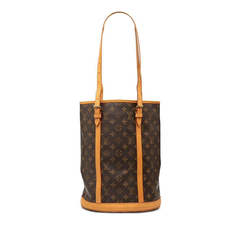 Louis Vuitton Monogram Bucket GM Brown Good condition - Front View