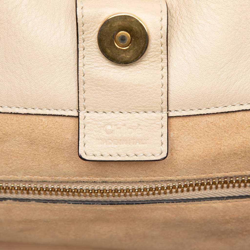 Chloé Large Leather Milo Shopping Tote Brown Leather Good condition - Box View