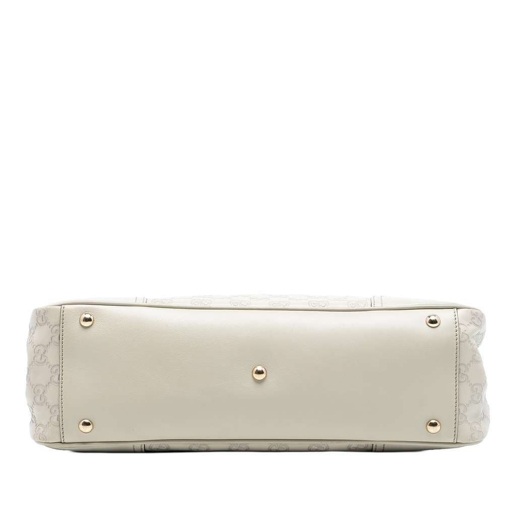 Gucci Guccissima Princy Tote White Leather Very good - Inside View