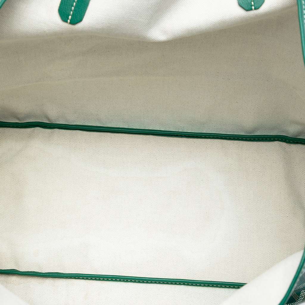 Goyard Goyardine Saint Louis PM Green Canvas Good - Model View