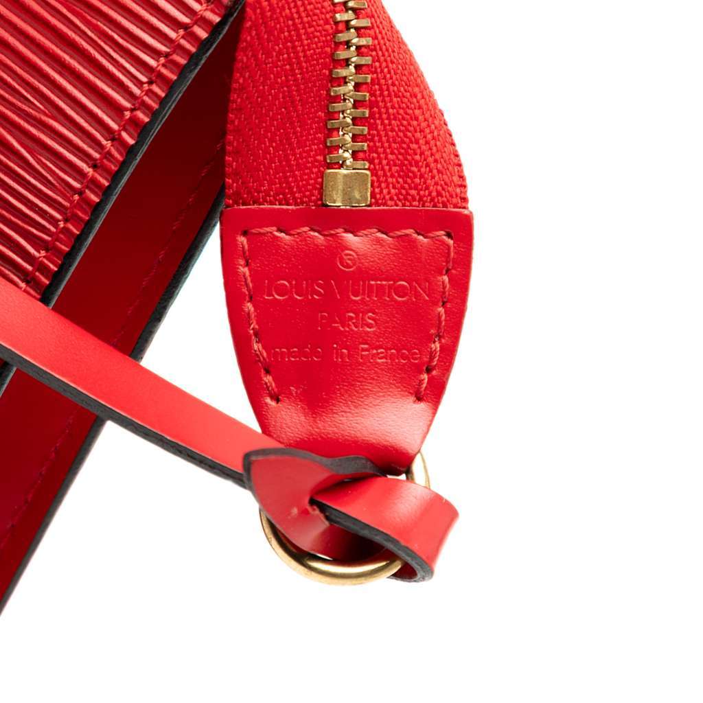 Louis Vuitton Epi Pochette Accessoires Red Leather Good - Box View